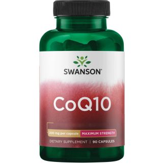 Swanson, CoQ10 - Maximum Strength, 200mg, 90 capsules