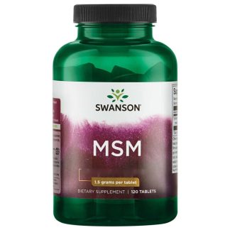 Swanson, MSM, 1500mg, 120 tablets