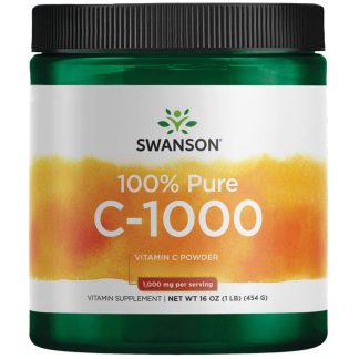 Swanson, Vitamin C Powder, 454g
