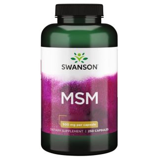 Swanson, MSM, 500mg, 250 capsules