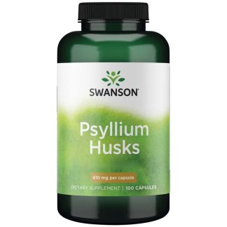Swanson, Psyllium Husks, 610mg, 100 capsules