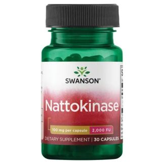 Swanson, Nattokinase, 2,000 Fibrinolytic Units, 100mg, 30 capsules