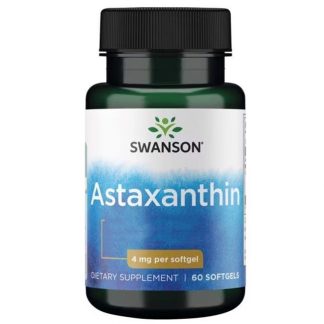 Swanson, Astaxanthin, 4mg, 60 softgels