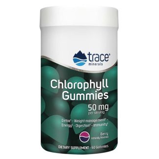 Trace Minerals Research, Chlorophyll Gummies, Berry flavor, 60 Gummies