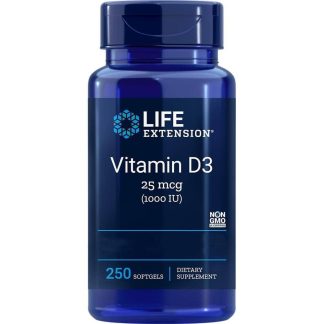 Life Extension, Vitamin D3, 1,000 IU, 250 soft capsules